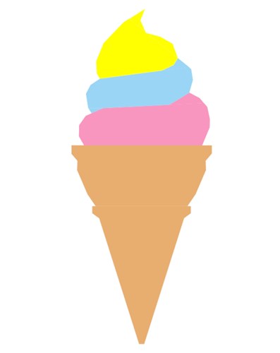 Ice Cream Quilt Block  FPP Pattern