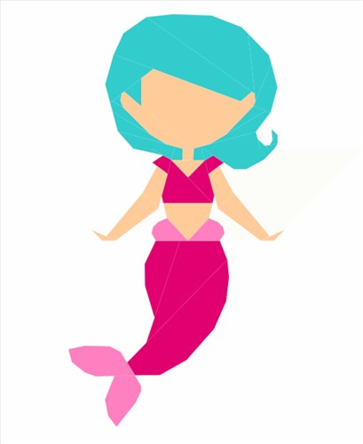 Mermaid Quilt Block  FPP Pattern