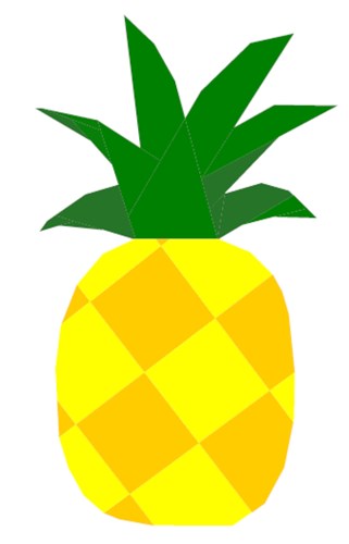 Pineapple Quilt Block  FPP Pattern