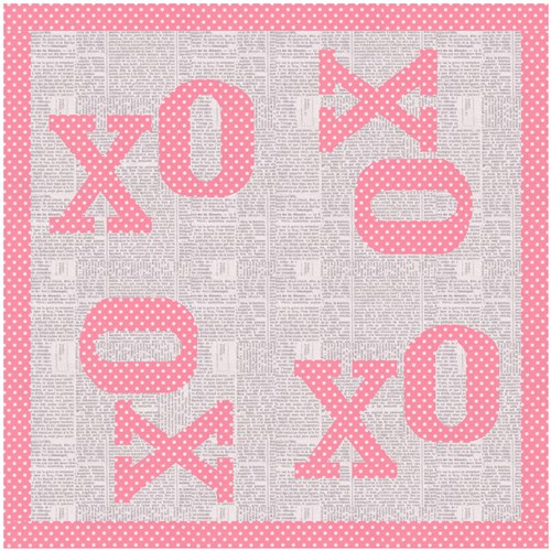 Hugs and Kisses Quilt Block  FPP Pattern