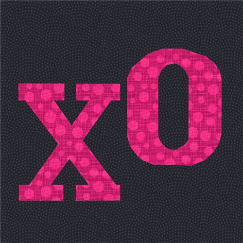 Hugs and Kisses Quilt Block  FPP Pattern