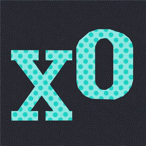 Hugs and Kisses Quilt Block  FPP Pattern