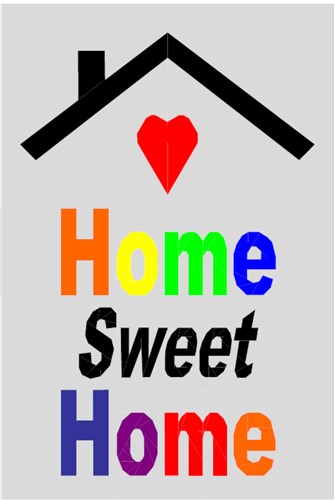 Home Sweet Home Quilt Block  FPP Pattern