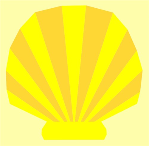 Scallop Seashell  Quilt Block  FPP Pattern