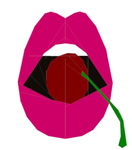 Cherry Lips Quilt Block  FPP Pattern