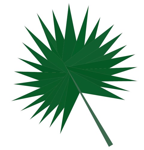 Fan Palm  Quilt Block  FPP Pattern