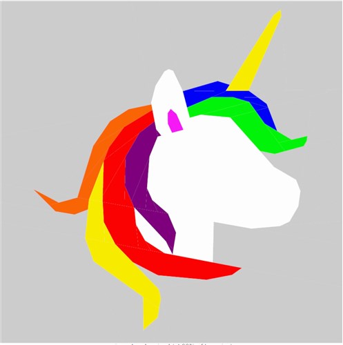 Unicorn Quilt Block  FPP Pattern