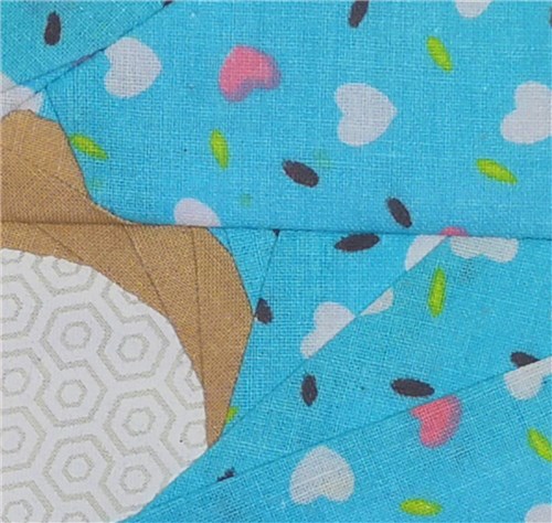 Doughnut Quilt Block  FPP Pattern