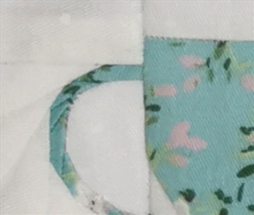 Teacups &Teapot  Quilt Block  FPP Pattern
