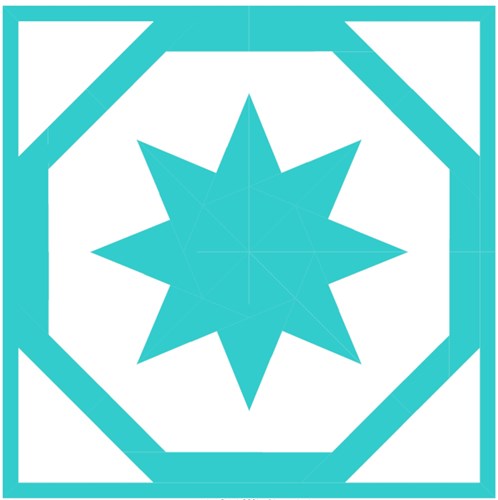 Geo Star Quilt Block  FPP Pattern