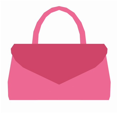 Baguette Handbag  Quilt Block  FPP Pattern
