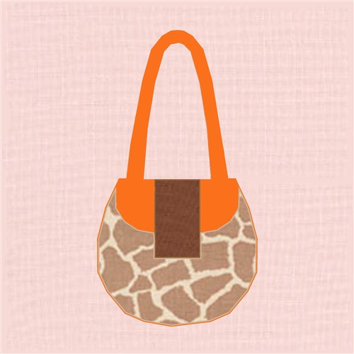Saddle Style Handbag  Quilt Block  FPP Pattern