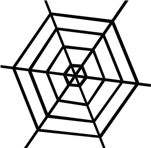 Spiders Web Quilt Block  FPP Pattern