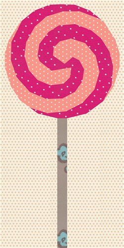 Whirly Lollipop Quilt Block  FPP Pattern