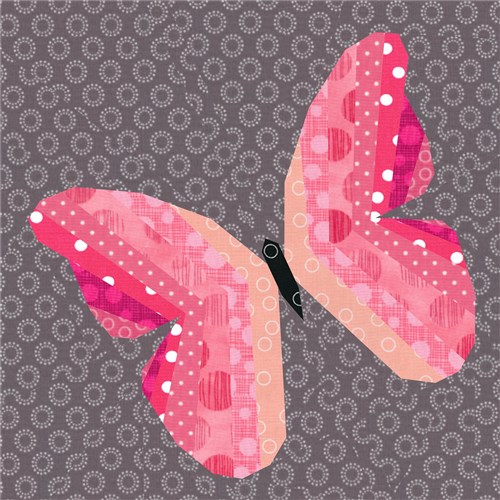 Butterfly Quilt Block  FPP Pattern