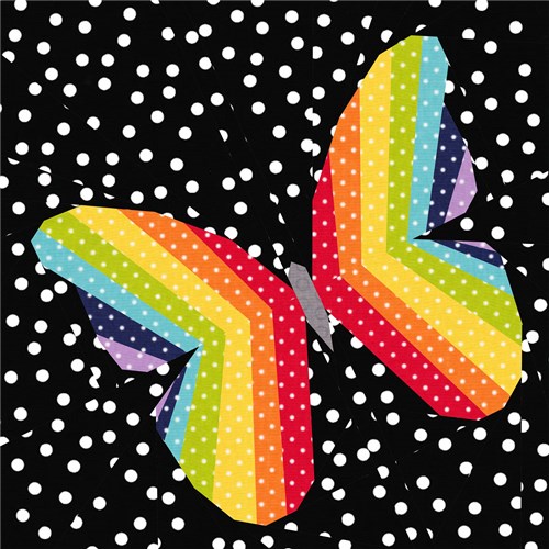 Butterfly Quilt Block  FPP Pattern