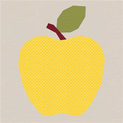 Apple Quilt Block  FPP Pattern