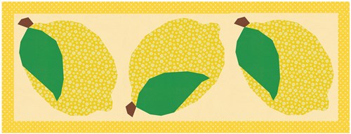 Lemon Quilt Block  FPP Pattern