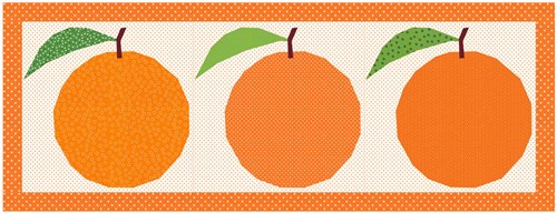 Orange Quilt Block  FPP Pattern