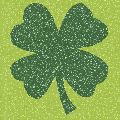 Four Leaf Clover Quilt Block  FPP Pattern