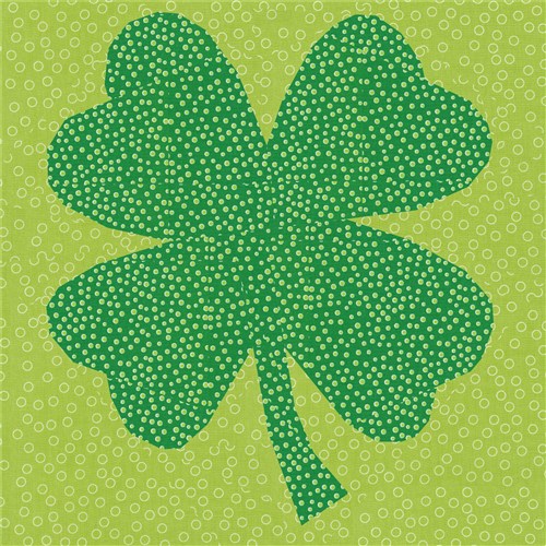 Four Leaf Clover Quilt Block  FPP Pattern