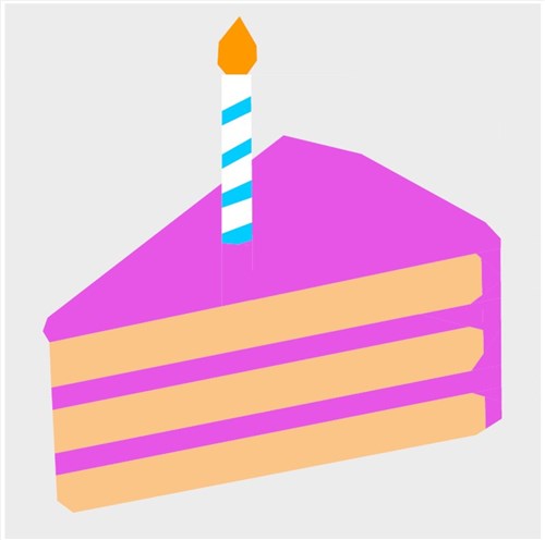 Birthday Cake Quilt Block  FPP Pattern
