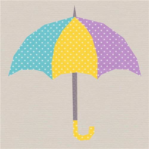 Umbrella Quilt Block  FPP Pattern