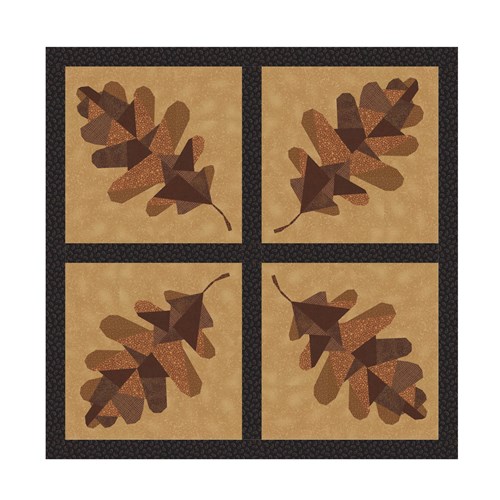 Oak Leaf Quilt Block  FPP Pattern