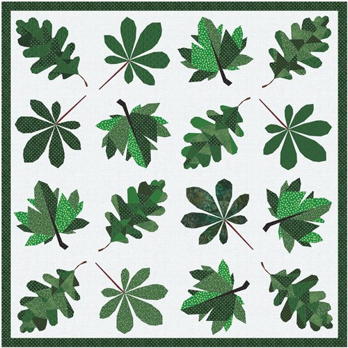 Oak Leaf Quilt Block  FPP Pattern