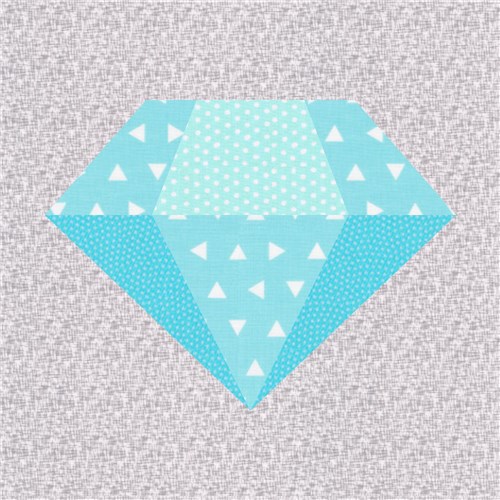 Diamond Quilt Block  FPP Pattern