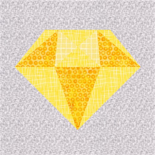 Diamond Quilt Block  FPP Pattern