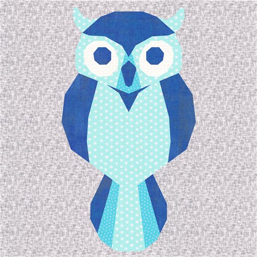 Owl  Quilt Block  FPP Pattern
