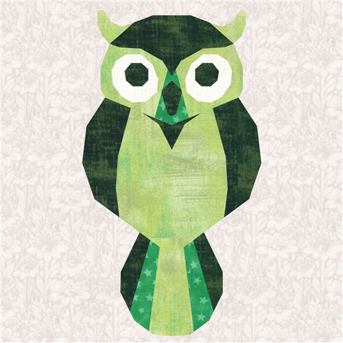 Owl  Quilt Block  FPP Pattern
