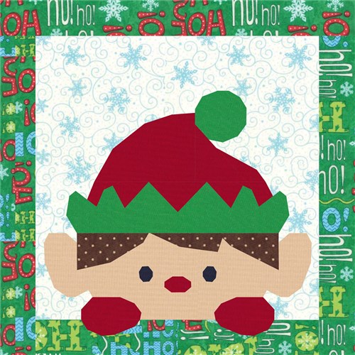 Elf Quilt Block  FPP Pattern