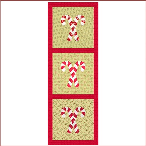 Candy Cane Quilt Block  FPP Pattern