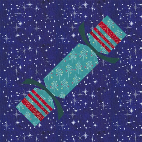 Christmas Cracker Quilt Block  FPP Pattern