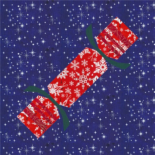 Christmas Cracker Quilt Block  FPP Pattern
