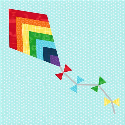 Kite Quilt Block  FPP Pattern