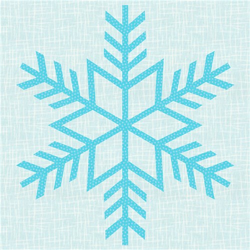 Snowflake Quilt Block  FPP Pattern