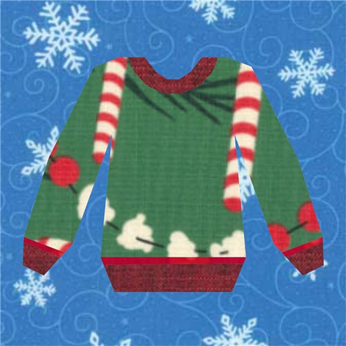 Ugly Sweater Quilt Block  FPP Pattern