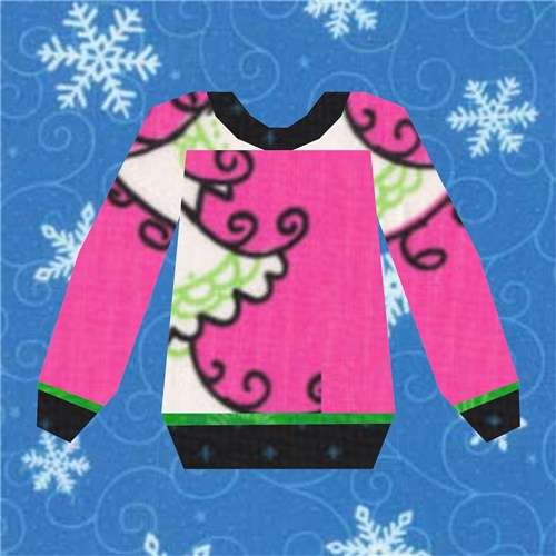 Ugly Sweater Quilt Block  FPP Pattern