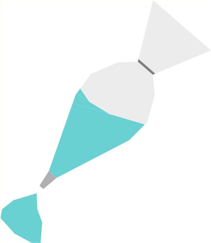 Piping Bag Quilt Block  FPP Pattern