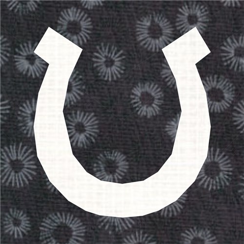 Horsehoe  Quilt Block  FPP Pattern
