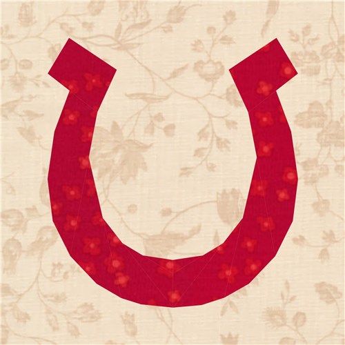 Horsehoe  Quilt Block  FPP Pattern