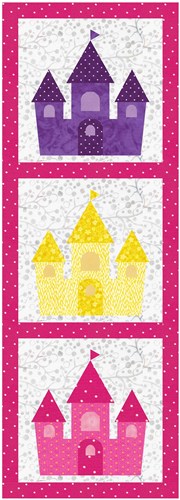 Princess Castle  Quilt Block  FPP Pattern