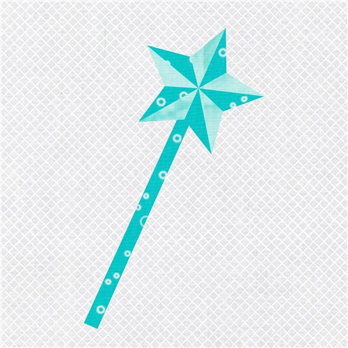 Fairy Wand Princess  Quilt Block  FPP Pattern
