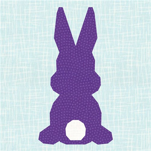 Easter Bunny Rabbit  Quilt Block  FPP Pattern