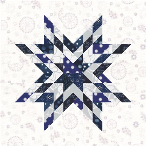 L Star  Quilt Block  FPP Pattern