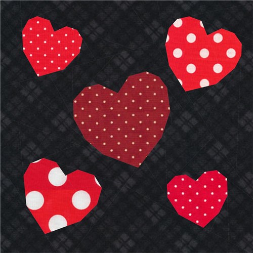 Love is all Around  Quilt Block  FPP Pattern
