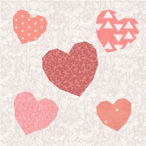 Love is all Around  Quilt Block  FPP Pattern